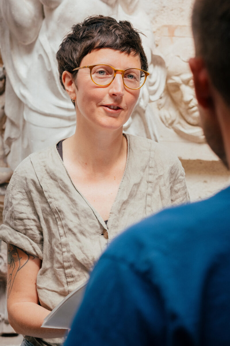 Lisa at work