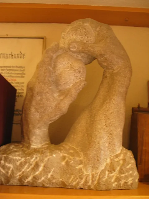 596 Lagerstein  Inventur Muschelkalk handw.